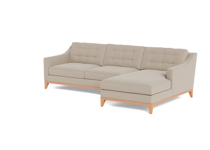 Lawson Refined Mid-Century Sofa Chaise – Perch Furniture